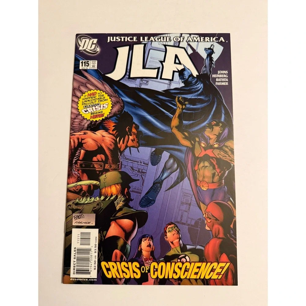 Justice‎ League of America JLA Comic Book 115 Crisis of Conscience DC Comics